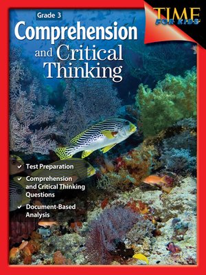 cover image of Comprehension and Critical Thinking Grade 3